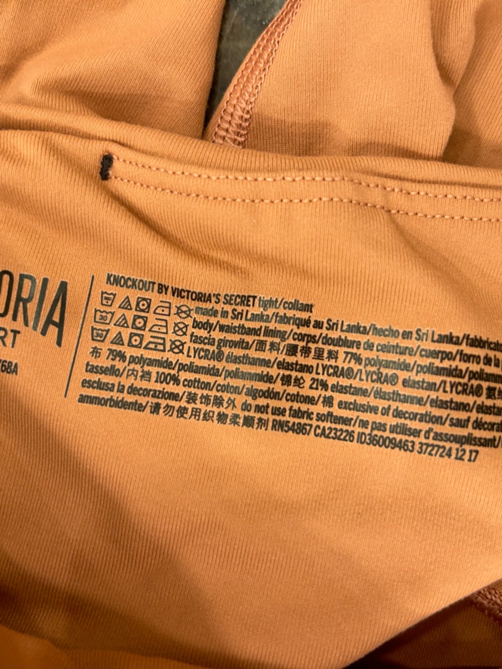 Victoria's Secret Sport Knockout Leggings - Picture 4 of 4